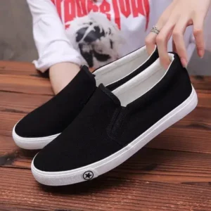 Mukeshhousehold Men'S Casual Solid Color Wear-Resistant Canvas Shoes