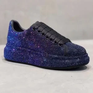 Mukeshhousehold Night Star Rhinestone Platform Sneakers