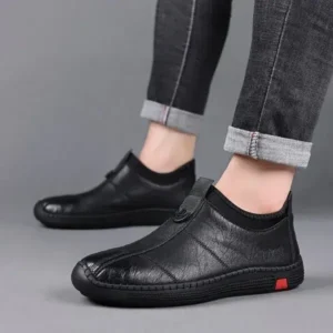 Mukeshhousehold Men Casual Non-Slip Flat Pu Shoes