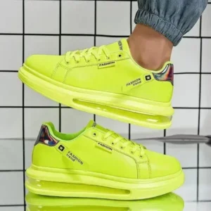 Mukeshhousehold Men Fashion Candy Color Air Cushion Sneakers