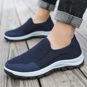 Mukeshhousehold Men Fashion Fall Casual Comfortable Lightweight Flyknit Breathable Mesh Loose Sneakers