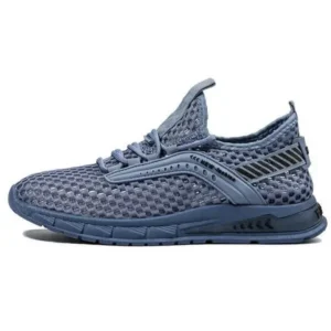 Mukeshhousehold Men Casual Breathable Hollow Mesh Soft Sole Sports Shoes