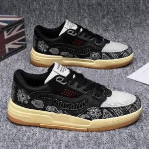 Mukeshhousehold Men'S Fashion Denim Graffiti Sneakers