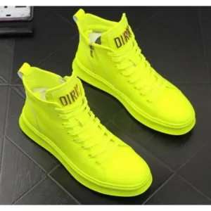 Mukeshhousehold Men'S Fashion Bright Color High-Top Sneakers