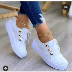 Mukeshhousehold Women Plus Size Casual Platform Sneakers