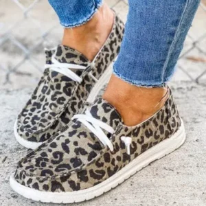 Mukeshhousehold Women Leopard Casual Flat Loafers Shoes