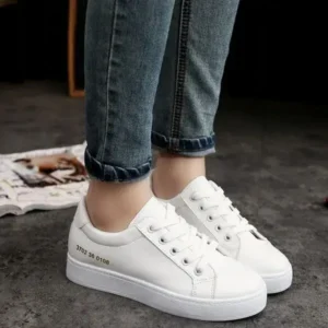 Mukeshhousehold Summer Women Fashion Casual Solid Color Thick-Soled Canvas Sneakers