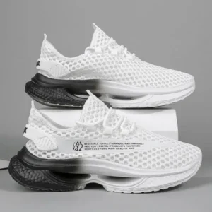 Mukeshhousehold Men Fashion Breathable Hollow Mesh Sneakers