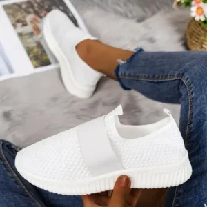 Mukeshhousehold Women Fashion Low Top Mesh Breathable Sneakers